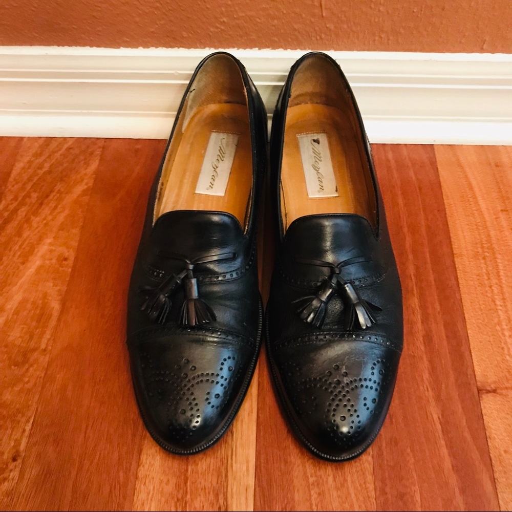 Black Mezlan Loafers/ slip ons